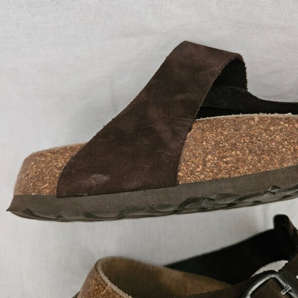 Betula Licensed by Birkenstock Brown Suede Thong Sandals - US 8 - Picture 10 of 12